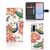 Samsung Galaxy A56 Telefoonhoesje met Pasjes Pink Peacock voorkant zijkant binnenzijde