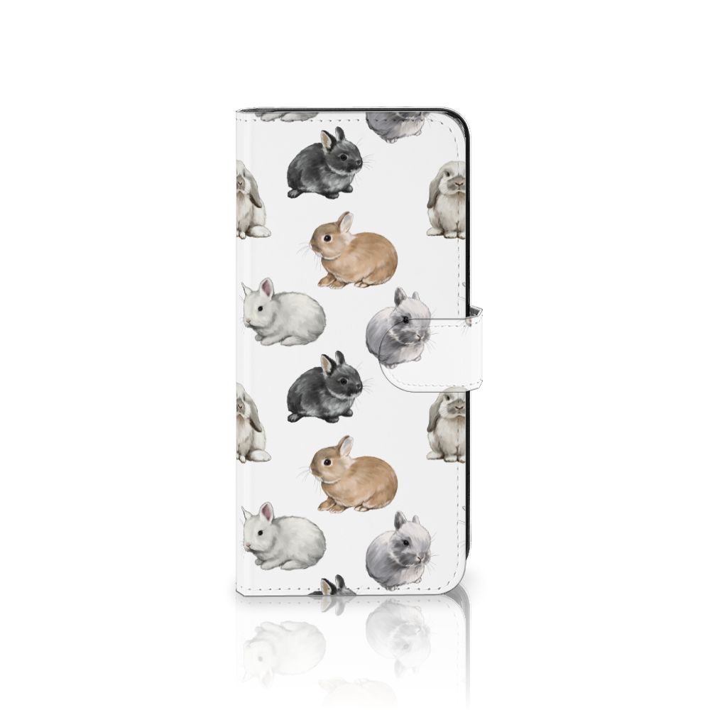 Telefoonhoesje met Pasjes voor Samsung Galaxy M53 Konijntjes