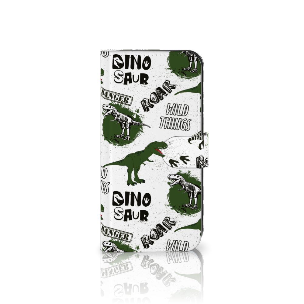 Samsung Galaxy S25 Plus Telefoonhoesje met Pasjes Dinosaurus design voorkant