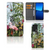 Xiaomi 13 Lite Telefoonhoesje met Pasjes Jungle design voorzijde en binnenzijde met pasjes