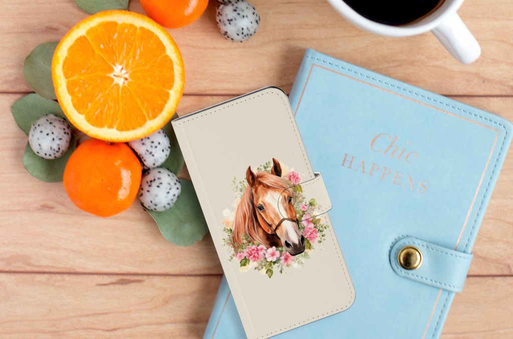 Xiaomi 13 Pro Telefoonhoesje met Pasjes Paard aanzicht