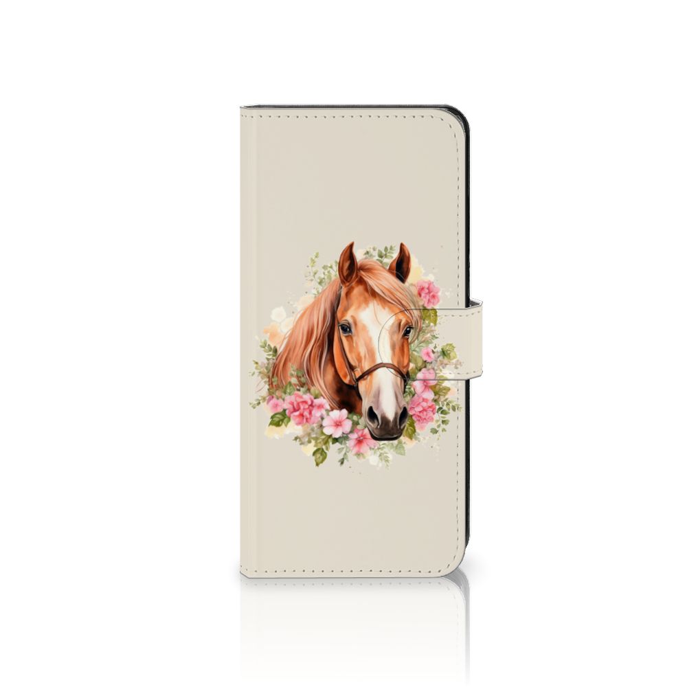 Telefoonhoesje met Pasjes voor Xiaomi Redmi Note 12 4G Paard