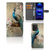 Xiaomi Redmi Note 12 5G Poco X5 Telefoonhoesje met Pasjes Vintage Pauwen vooraanzicht zijaanzicht binnenaanzicht