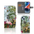 Telefoonhoesje met Pasjes voor iPhone 15 Plus Jungle met tropisch dieren design, inclusief flamingo đĻŠ en zebra đĻ.