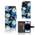 Telefoonhoesje met Pasjes voor iPhone 15 Pro IJsvogel met bloemen en vlinders, handig voor drie pasjes.
