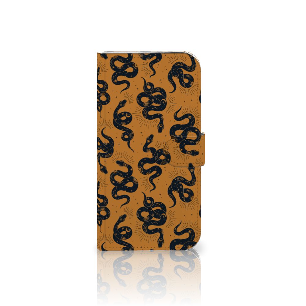 iPhone 16 Plus Telefoonhoesje met Pasjes Snakes zijaanzicht