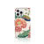 Apple iPhone 16 Pro Max Telefoonhoesje met Pasjes Pink Peacock zijaanzicht