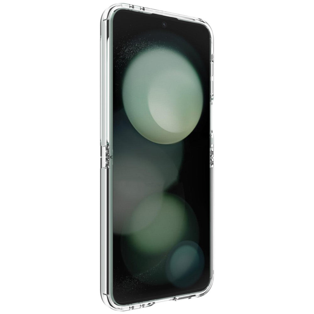 Samsung Galaxy Z Flip6 Transparant Hard/TPU Hoesje zijaanzicht