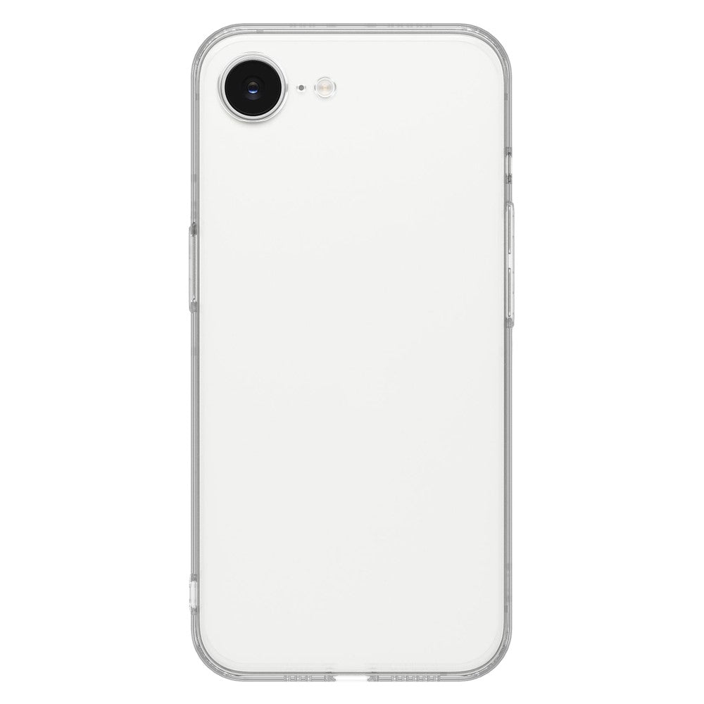 Apple iPhone 16e Transparant TPU Hoesje Flexibele Back Cover achterkant