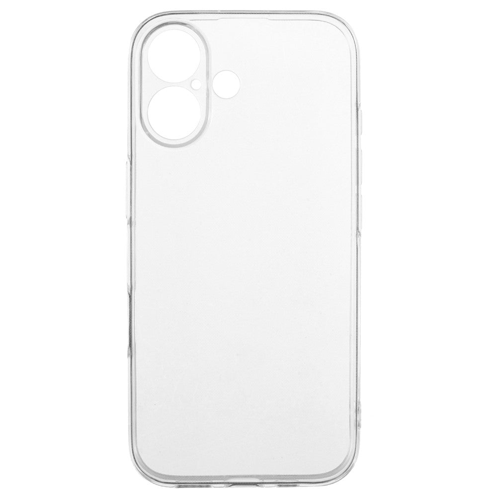 Apple iPhone 17 Transparant TPU Hoesje Flexibele Back Cover achteraanzicht