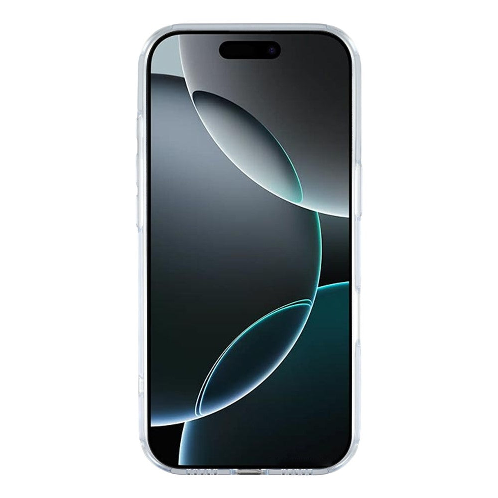 Apple iPhone 17 Pro Transparant TPU Hoesje Flexibele Back Cover voorkant