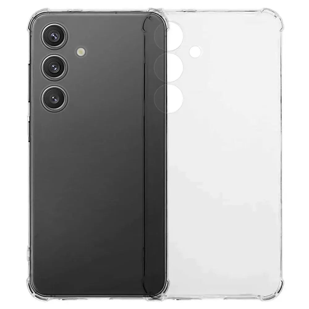 Samsung Galaxy S25 FE Transparant TPU Hoesje Flexibele Back Cover achterzijde