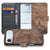 Tree Trunk Hoesje Voor iPhone Air Bookcase Met Pasjeshouder Bruine Houtnerf Ruig En Rustiek hoesje bruine houtnerf open
