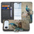 Apple iPhone Air Vintage Pauwen Hoesje Voor iPhone Air Book Case voorkant ontwerp