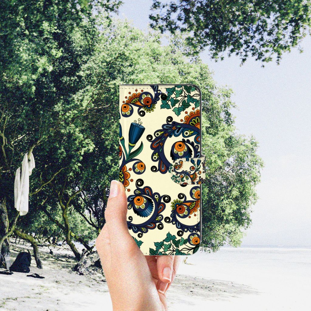 Wallet Case Motorola Moto G31 | G41 Barok Flower B2Ctelecom
