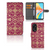 Wallet Case OPPO Reno8 T 5G Barok Pink met elegante bloemdessin voor ultieme bescherming en gebruiksgemak.