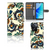 Wallet Case PPO A57 | A57s | A77 4G Barok Flower met kleurrijk bloemdesign en ogen, perfect als cadeau đ¸.