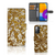 Samsung Galaxy M52 Wallet Case Barok Goud voorkant binnenkant zijkant