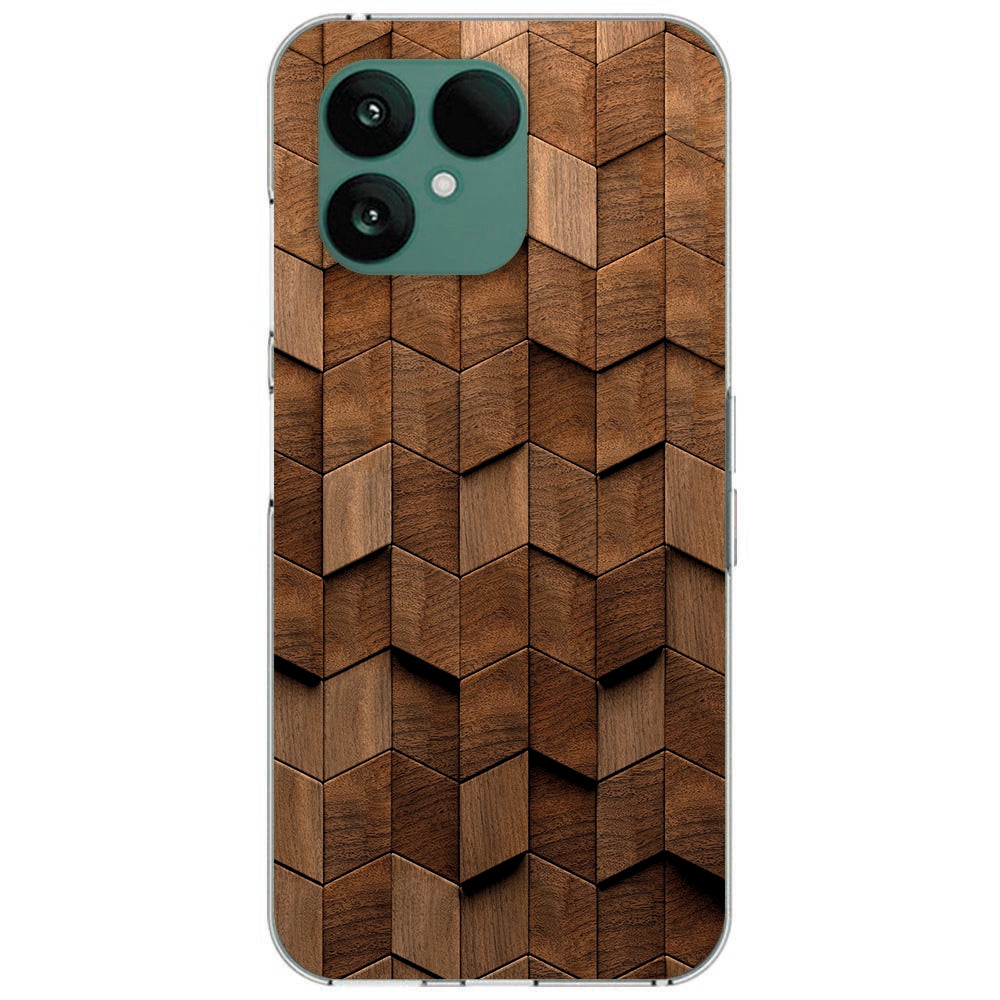 TPU Hoesje Fairphone 6 Wooden Cubes