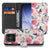 Xiaomi 17 bookcase Butterfly Roses, voorkant met gesloten klep