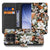 Xiaomi 17 bookcase Dark Flowers, voorkant met gesloten klep