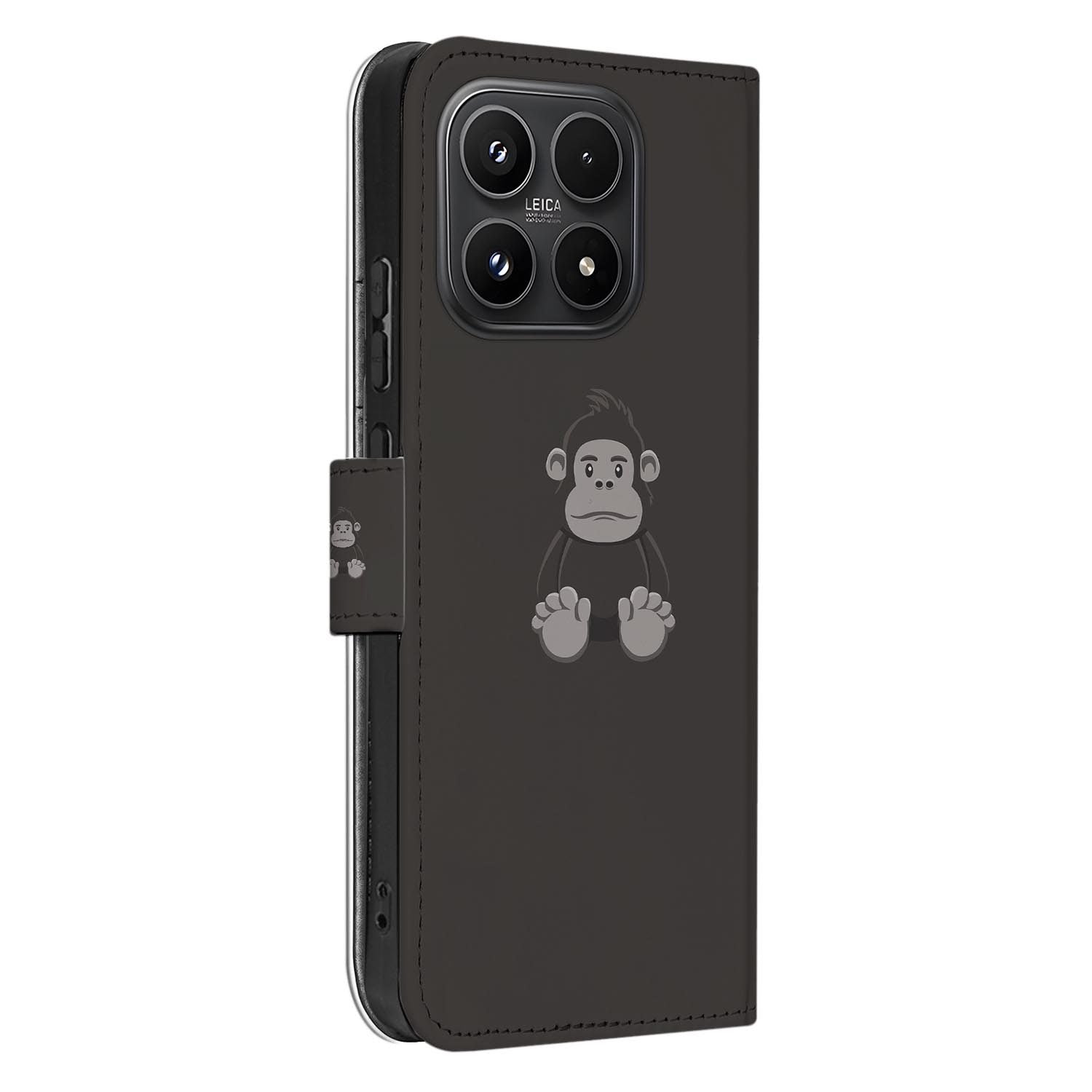 Xiaomi 17 bookcase Gorilla, zijkant met knopuitsparingen