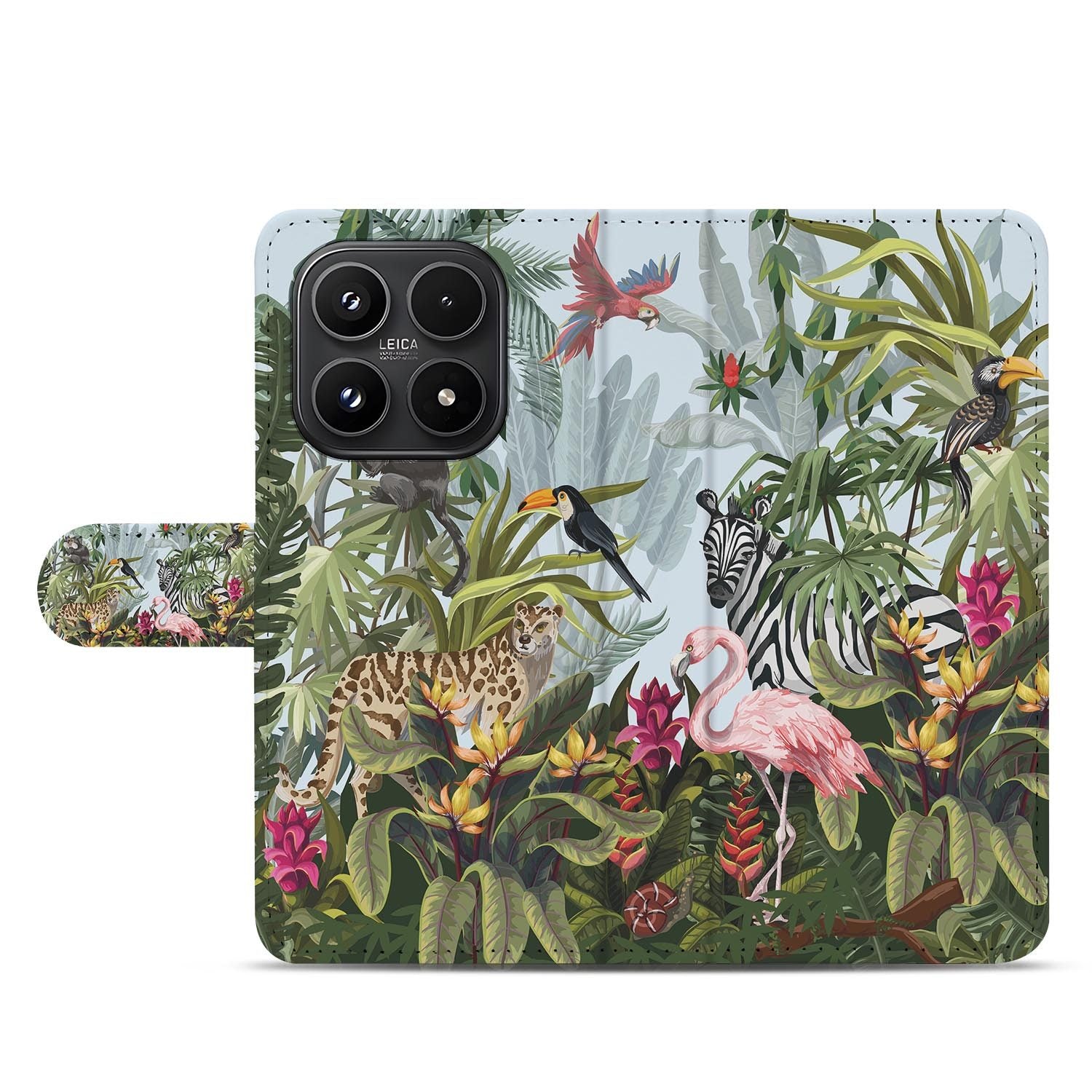 Xiaomi 17 bookcase Jungle, open met pasjesvakken