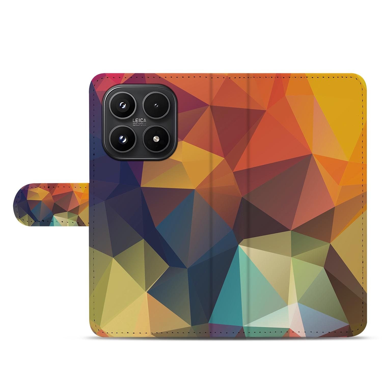 Xiaomi 17 bookcase Polygon Color, open met pasjesvakken