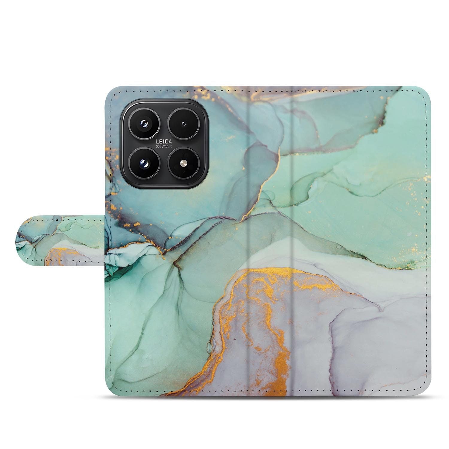 Xiaomi 17 bookcase Watercolor Mix, open met pasjesvakken