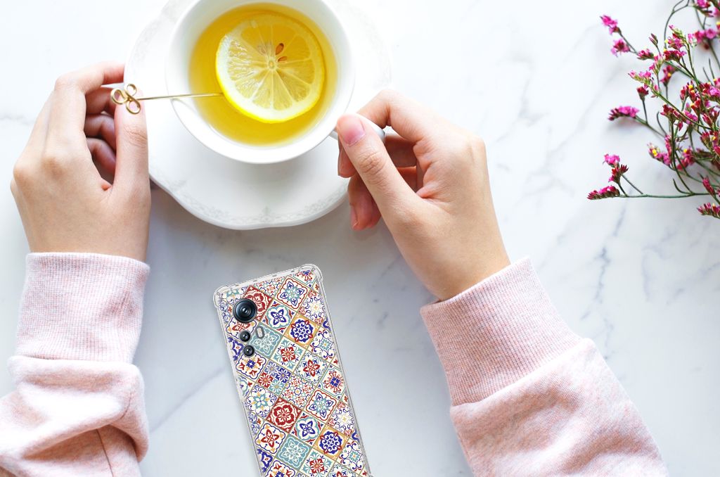 Xiaomi 12 | 12x Anti-Shock Hoesje Tiles Color B2C Telecom