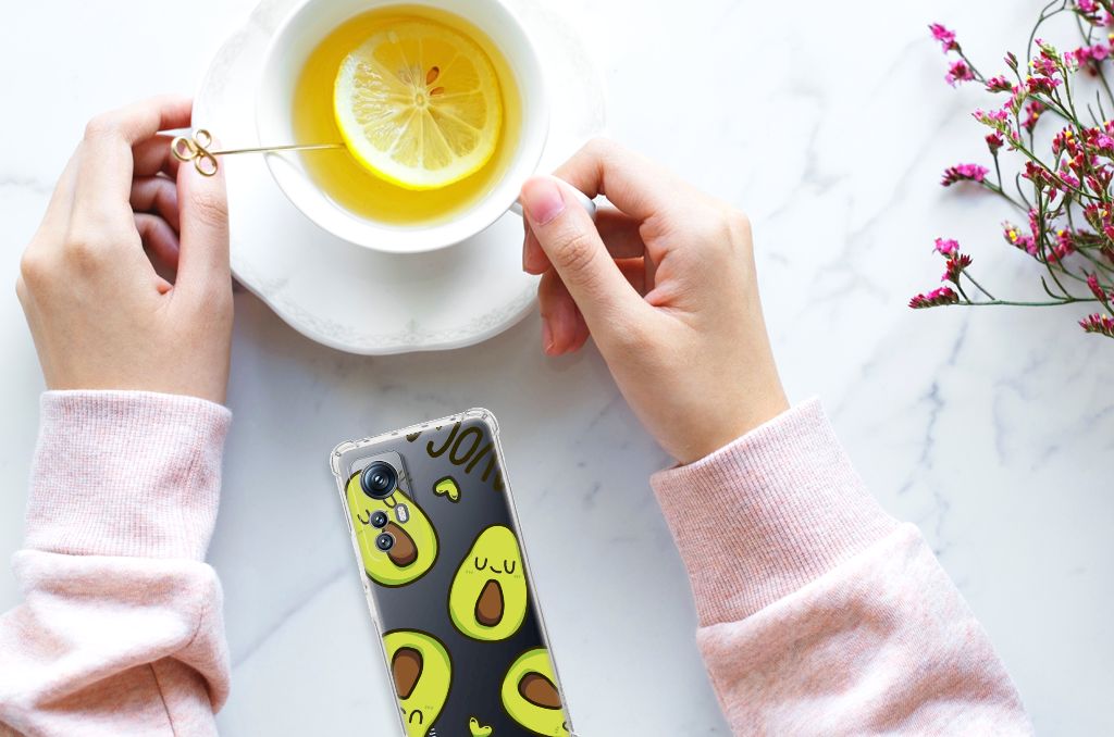 Xiaomi 12 | 12x Stevig Bumper Hoesje Avocado Singing B2C Telecom