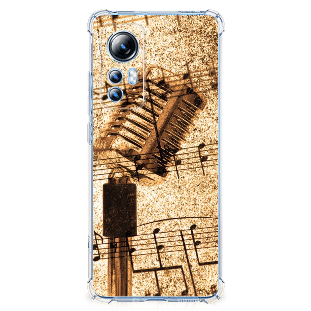Xiaomi 12 Lite Anti-shock Hoesje met foto Bladmuziek B2C Telecom