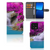 Xiaomi 13 Flip Cover Waterval telefoonhoesje waterval paarse bomen aanzicht