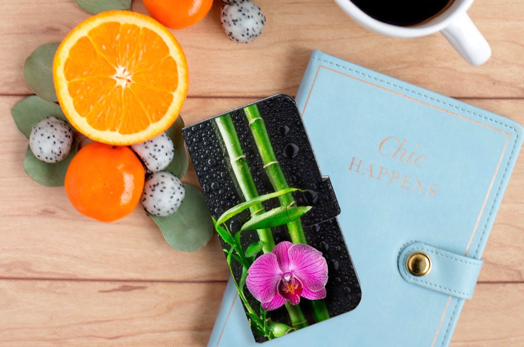 Xiaomi 13 Hoesje Orchidee design hoesje voorzijde