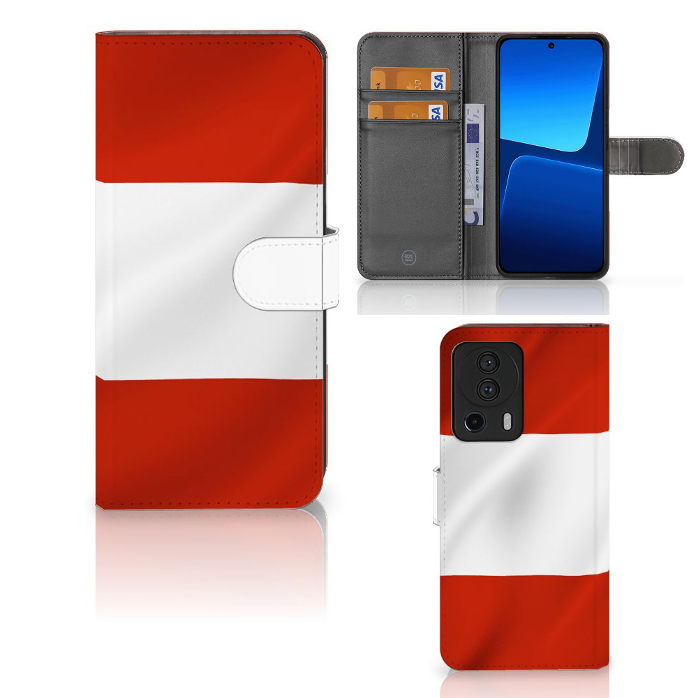 Xiaomi 13 Lite Bookstyle Case Oostenrijk