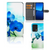 Xiaomi 13 Lite Hoesje Orchidee Blauw Hoesje Orchidee Blauw voorkant zijkant binnenkant