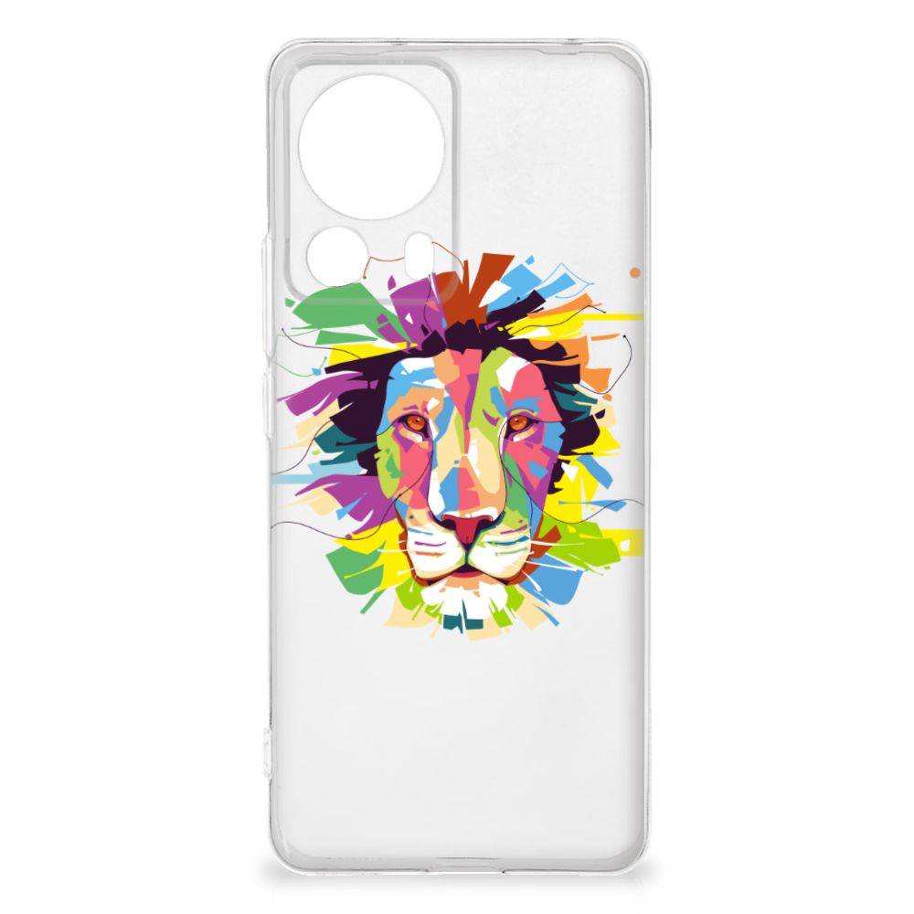 Xiaomi 13 Lite Telefoonhoesje met Naam Lion Color