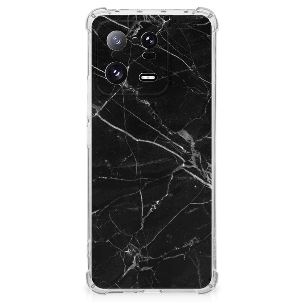 Xiaomi 13 Pro Anti-Shock Hoesje Marmer Zwart - Origineel Cadeau Vader B2C Telecom