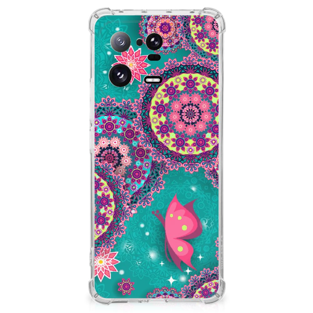 Xiaomi 13 Pro Back Cover Cirkels en Vlinders B2C Telecom