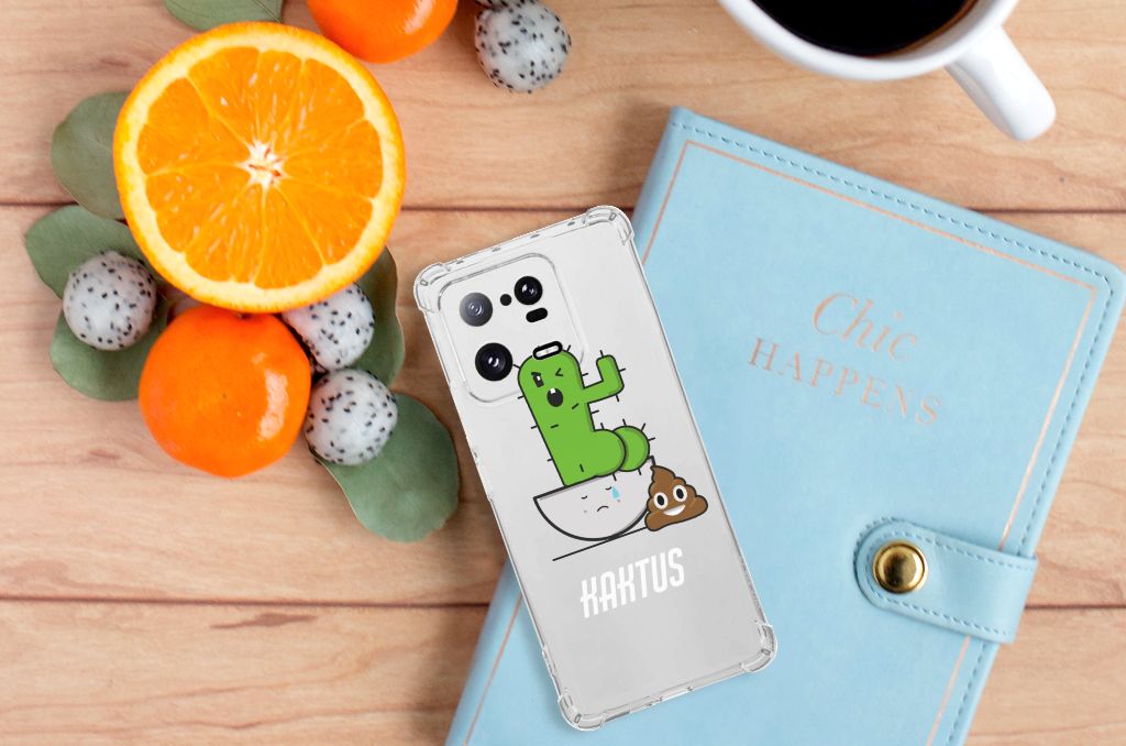 Xiaomi 13 Pro Stevig Bumper Hoesje Cactus Poo B2C Telecom