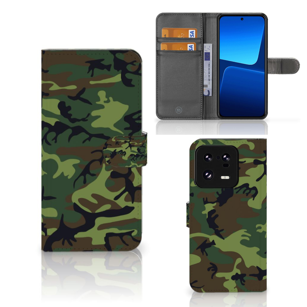 Xiaomi 13 Pro Telefoon Hoesje Army Dark