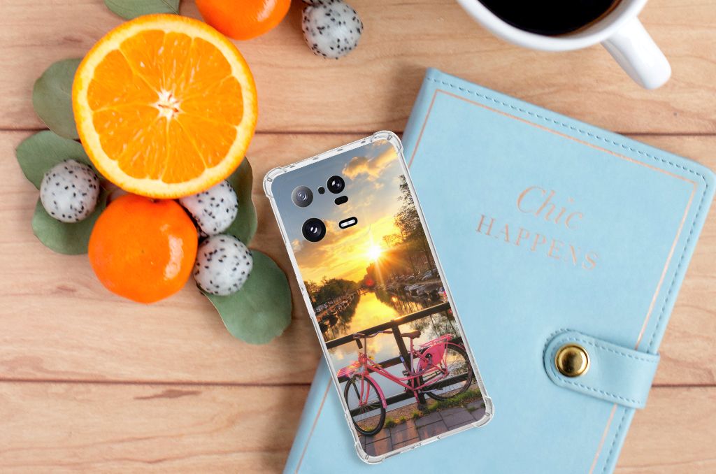 Xiaomi 13 Pro Telefoonhoesje met valbescherming Amsterdamse Grachten B2C Telecom