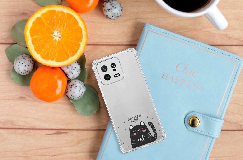 Xiaomi 13 Stevig Bumper Hoesje Cat Good Day B2C Telecom