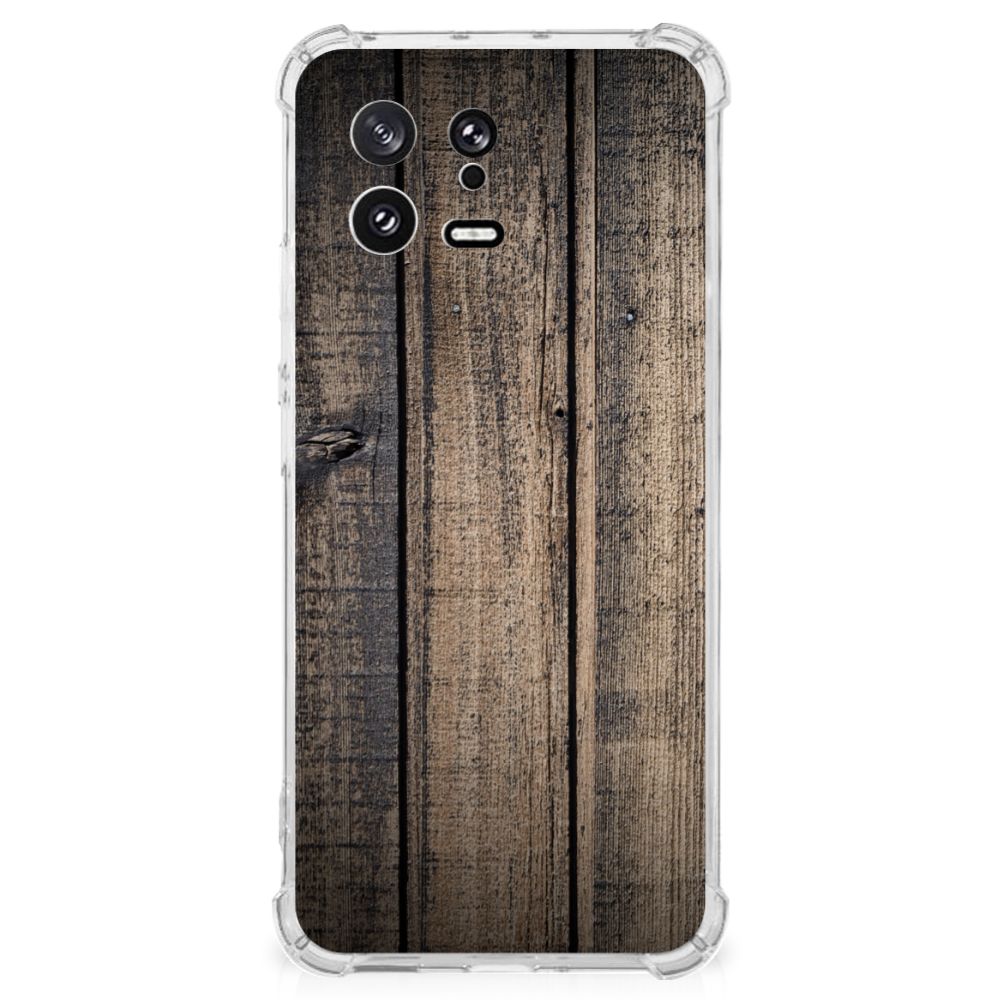 Xiaomi 13 Stevig Telefoonhoesje Steigerhout B2C Telecom