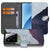 Xiaomi 15 Book Case Sea in Space hoesje ontwerp aanzicht