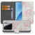 Xiaomi 15 Hoesje Lovely Flowers boek case bloemen design vooraanzicht