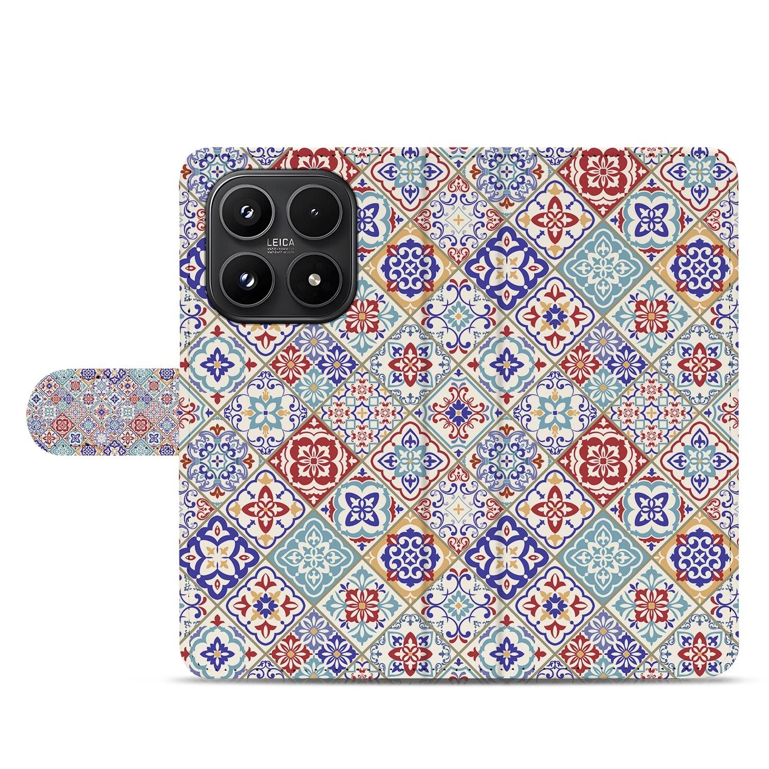 Xiaomi 17 bookcase Tiles Color, open met pasjesvakken