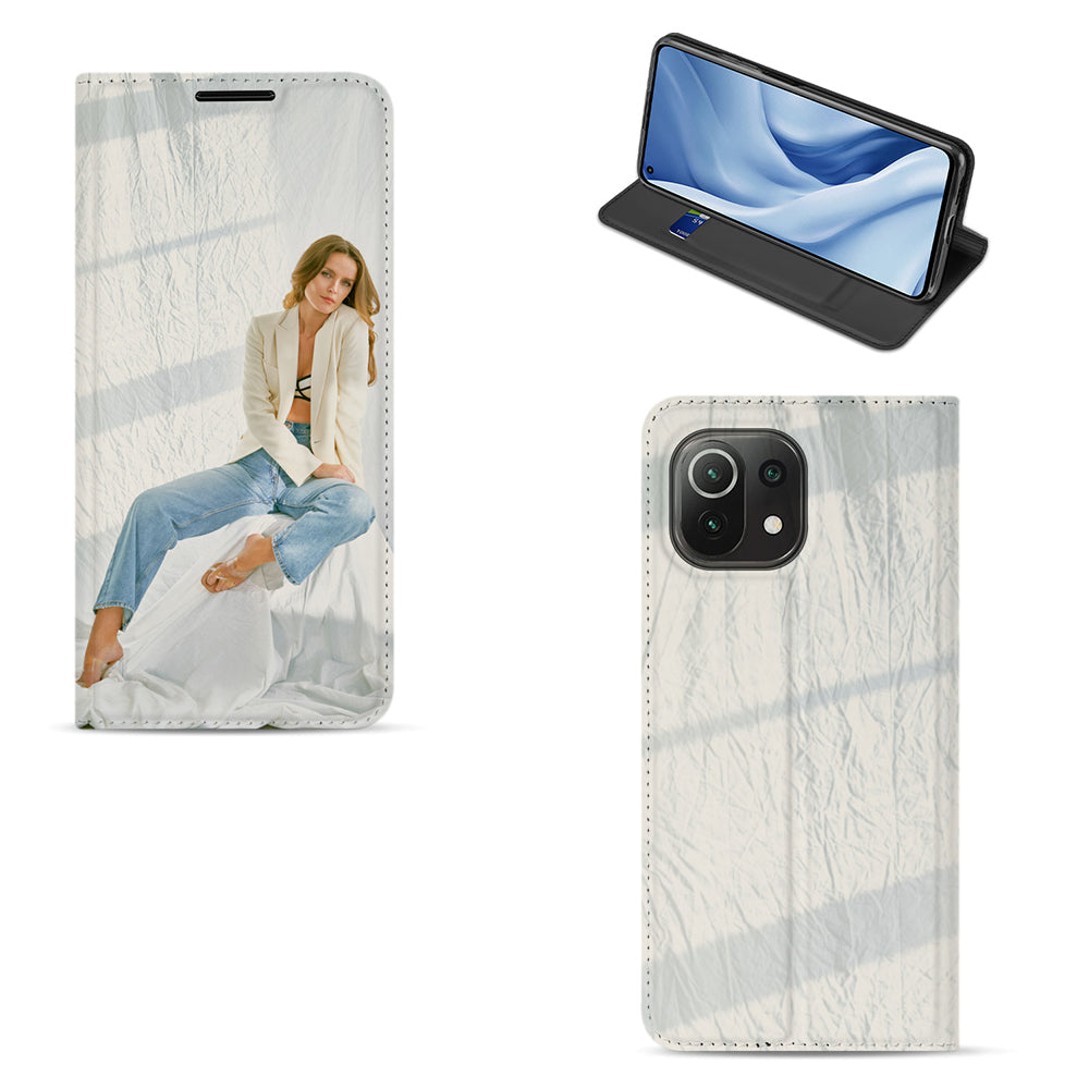 Xiaomi mi 11 lite 11 lite 5g ne hoesje maken | Standcase hoesje ontwerpen met eigen foto
