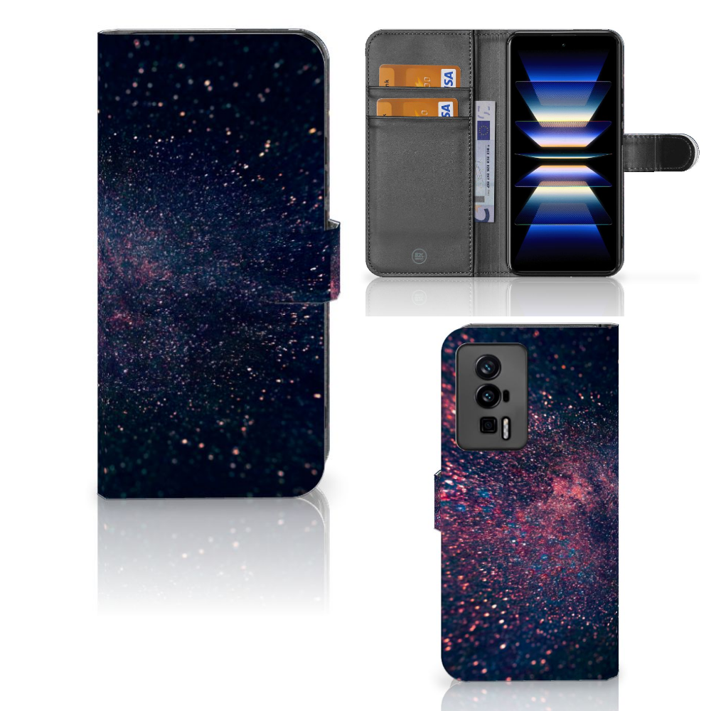 Xiaomi Poco F5 Pro Book Case Stars