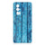 Xiaomi Poco F5 Pro Bumper Hoesje Wood Blue achterkant blauw hout